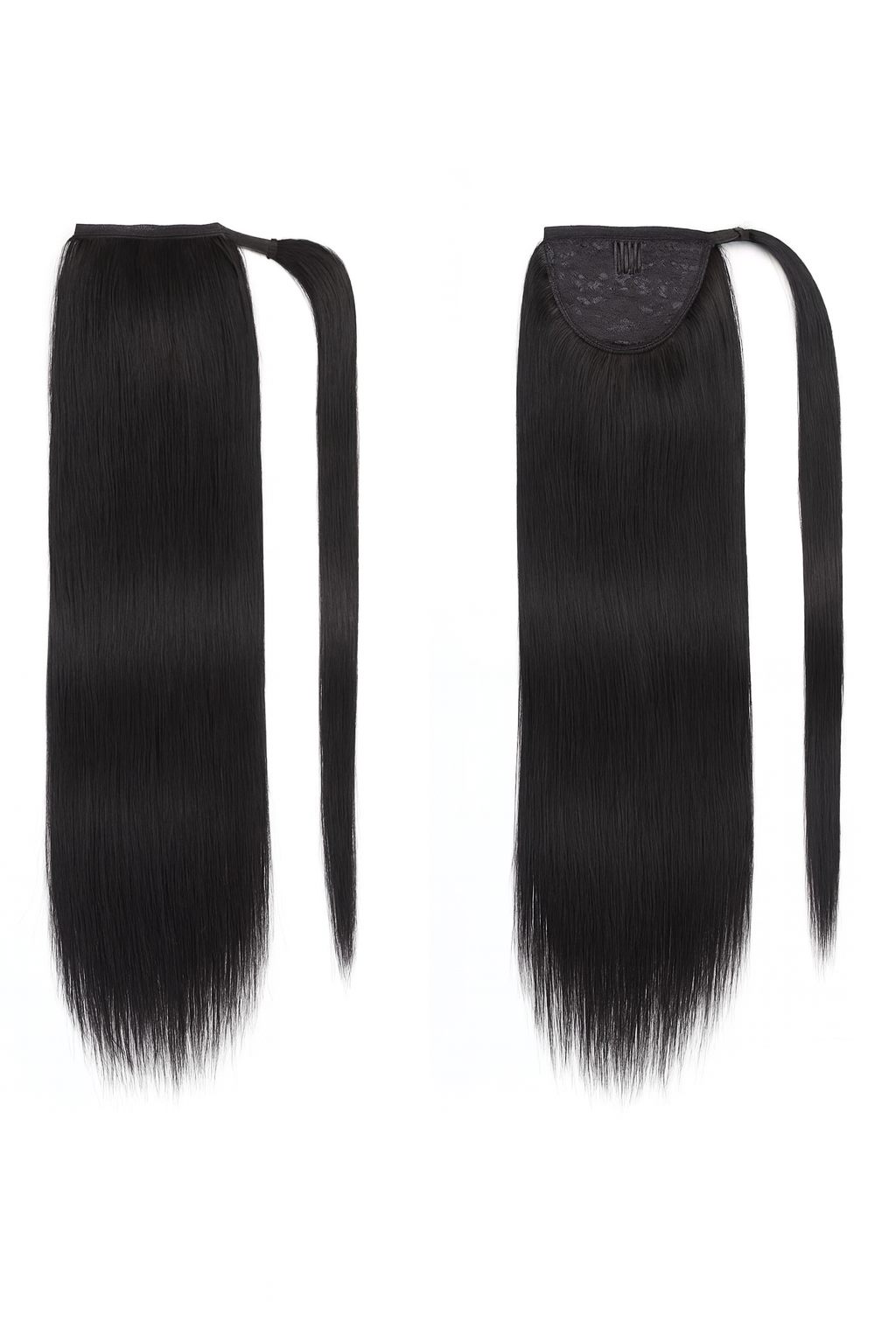 Black Dimond Clip in Ponytail 30inches